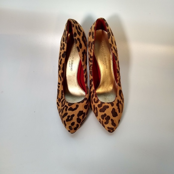 Super cute Christian Siriano cheetah print heels - Picture 6 of 8